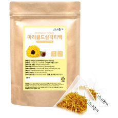 국내산 마리골드 꽃차 삼각티백 30T 50T 100T 메리골드 루테인, 500mg, 30개입, 1개