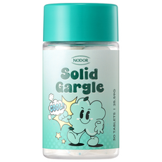 본사공식판매 노도르 고체가글 스트롱민트향 30정 입냄새 제거 구취 관리 구강청결제 휴대용 가글, 1개, 25.6g