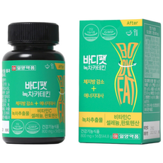 일양약품 바디팻 녹차카테킨 다이어트, 1개, 56정