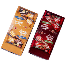 러시아 씨록 씌록 코티지치즈 바닐라 초코 치즈롤 Cheese Roll Choco, 10개, 60g