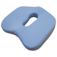 THE NAEUN 3D記憶海綿甜甜圈坐墊, 天藍色, 1個