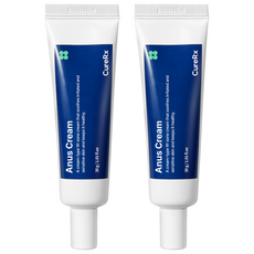 큐어알엑스 아누스 항문 가려움 크림 연고 치질 소양증, 2개, 30g