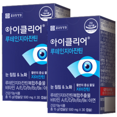 종근당 아이클리어 루테인 지아잔틴, 30정, 2개