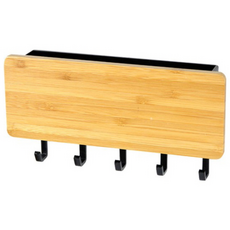 스토리 하우스 현관 열쇠 벽걸이, 우드 블랙, 1개