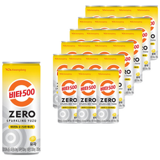 비타500 제로 zero 스파클링 유자, 250ml, 30개