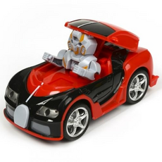 (랜덤) 장난감 LED라이트 로봇변신 로보카 자동차, 1개, 상세페이지 참조