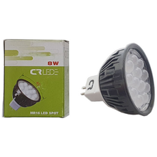 CR LED MR16 12V 8W 할로겐 LED할로겐 CRLED CR LED, 주광색, 1개