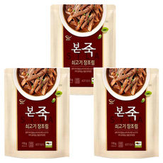 본죽 본 쇠고기 미니 장조림, 170g, 3개