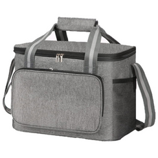 Market Plan 軟式保溫保冷袋 15L, 1個, 灰色