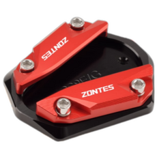 CHEKIS 존테스 368 사이드 스탠드클립 확장패드 미끄럼방지 스탠드, 레드, 1개