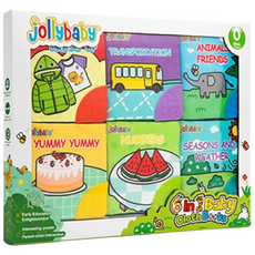 졸리베이비 신생아 치발기 티더 헝겊책 6종 세트 (선물용 쇼핑백 포함), 치발기 6종세트, 선물용 쇼핑백 포함(12581), 1개