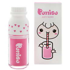 Puttisu 光澤唇釉 3.2g, 粉紅泡泡糖, 1個