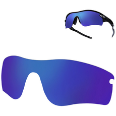 오클리 레이다 렌즈 트라이브 호환렌즈 레이다 패스 리필렌즈 교체, R402 딥블루 (임팩트), 1개