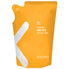 레인보우샵 과탄산소다 워터 세탁세제 리필, 1L, 1개