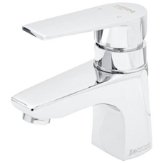 [한샘바스] HY-510 욕실 원홀 세면 수전 (실버 크롬 컬러), 1개