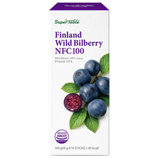 핀란드 야생 빌베리 NFC 100 안토시아닌 주스, 1개, 140g