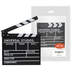 [메잌미] 무비 슬레이트 클패퍼보드 (대형/30x26.5cm), 1개, 대