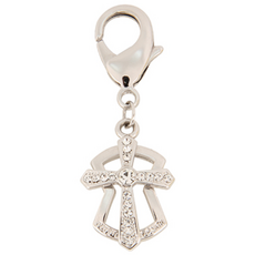 퍼피아 액세서리 기사도팬던트A 목걸이, 크리스탈, 1개