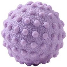 근막 볼 제기 포인트 마사지 볼 TPR 자세 마스터 요가 볼 허리 및 등 발 마사지 볼, 퍼플, 1개