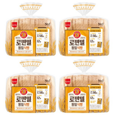 삼립 로만밀 통밀식빵, 420g, 4개