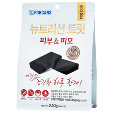 포켄스 강아지 뉴트리션 트릿 영양제, 240g, 피부/피모, 2개