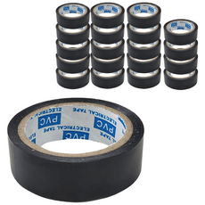 살림모아 전기 절연테이프 블랙, 20개