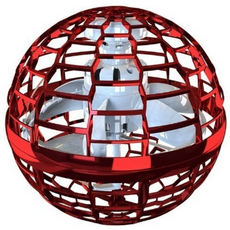 UFO 풀라잉볼 부메랑 LED 스핀 라이트공 야외 장난감(kc안전인증제품), 레드, 1개