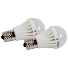 더쎈 LED 미니크립톤 전구 3W E17, 전구색, 2개