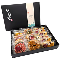 혜화당 수제 강정 과일오란다 종합선물세트, 보자기 포장 추가, 520g, 1개