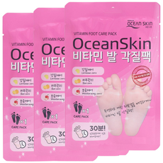 오션스킨 발각질제거 묵은 각질부터 보습케어까지 한번에끝, 2개입, 3개