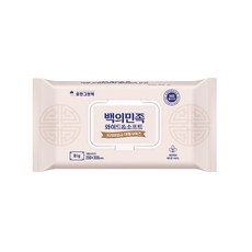 국내제조 유한그린텍 백의민족 프리미엄 물티슈 60매 3개 두꺼운 도톰 초대형 물휴지 대용량 어린이집 카페 가정 집 청소 닦기 안심성분