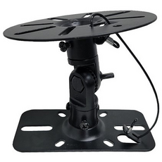 스피커브라켓 천장용 벽부형 노래방스피커 브라켓 블랙 1개 최대하중 9kg