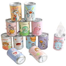 여행 휴대용 미니 캔 물티슈4개(랜덤색상) 물티슈 1팩 증정