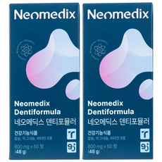 [공식판매처] 네오메딕스 덴티포뮬러 치아 뼈 건강 멀티 기능성 칼슘 영양제 60정 1개월, 2개