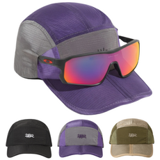 코어픽 러닝모자 아웃도어 야구모자 나일론 통기성 속건 폴딩 볼캡 남녀공용, 1개, 카본 블랙