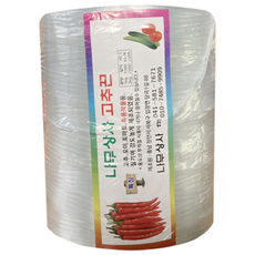 튼튼한 고추끈 1.5kg 오이 토마토 백색 농업용 농사 작물 유인끈, 1개