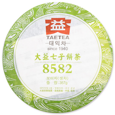 Taetea 茶有大益 普洱茶 8582 (101) 生茶, 357g, 1入, 1個