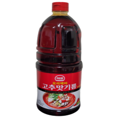 해표 요리백미 고추맛기름, 1.8L, 5개