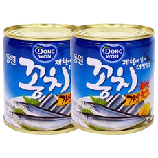 동원 꽁치 통조림, 280g, 2개