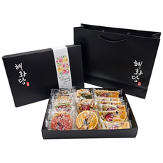 혜화당 강정 오란다 종합선물세트 쇼핑백, 520g, 1개, 선택1. 종합선물세트 1호