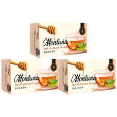 [홈앤키즈] 몬타냐 꿀홍차, 3개, 20개입, 1.5g