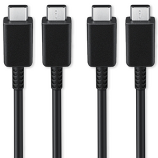 1+1 삼성 호환 C to C타입 초고속 충전기 케이블 60w, 블랙 1m, 2개 블랙 1m, 2개