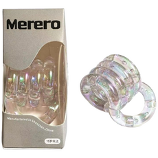 Merero 스트레스해소장난감 피젯토이 탱글 집중력 장난감 랜덤, 1개, 투명