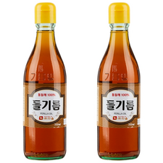 진솔촌 통들깨 들기름, 350ml, 2개