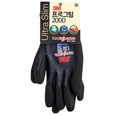 쓰리엠 프로그립 2000 울트라 슬림 안전장갑, L, 5개