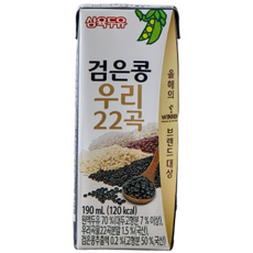 [숨결]삼육식품 검은콩우리22곡 190ml 72개