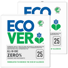 에코버 식기세척기세제 타블렛 제로, 500g, 2개