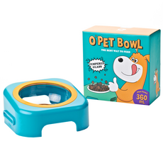 O'Pet 寵物Plus碗, 達賴橘 + 群青藍, 1個