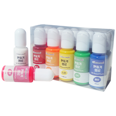 [마니랜드] 다목적 만들기 염료 세트 (스퀴시젤 조색) / 조색제 캔들 실리콘 스퀴시 레진공예 착색제, 1개