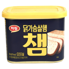 [하림] 닭가슴살 햄 챔 340g, 1개